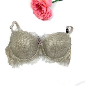 Victoria’s Secret Metallic gold bra